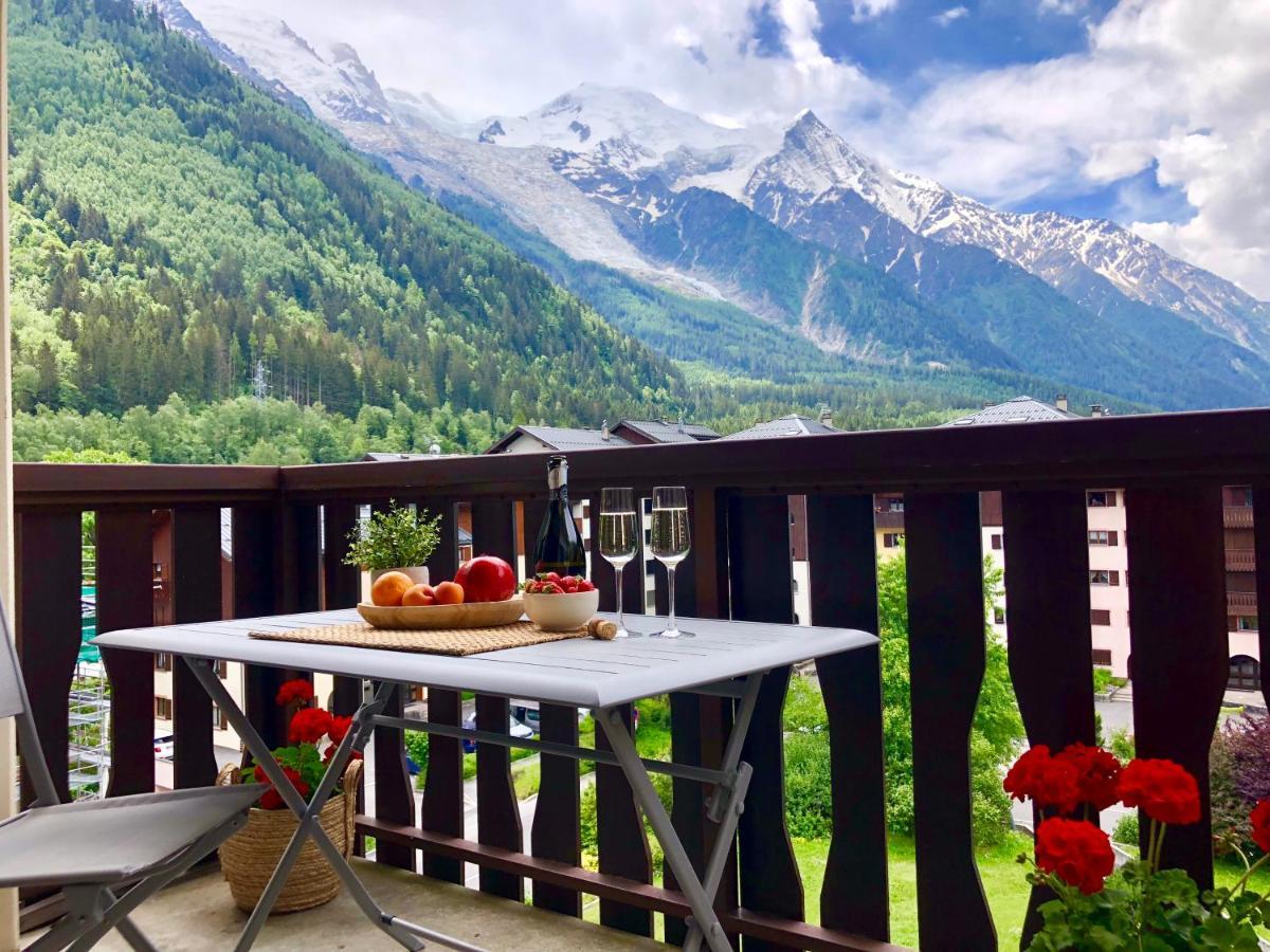 شقة Mont Blanc 43, Vue Mont Blanc , Balcon, Parking شامونكس المظهر الخارجي الصورة
