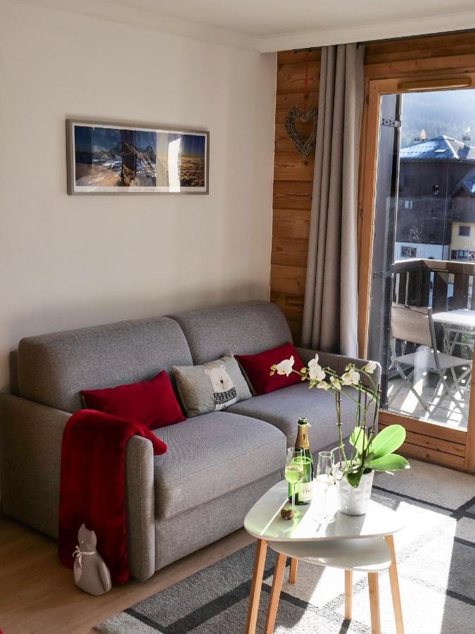 شقة Mont Blanc 43, Vue Mont Blanc , Balcon, Parking شامونكس المظهر الخارجي الصورة